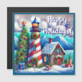 Carte magnétique marine du phare de Noël (Devant / Derrière)