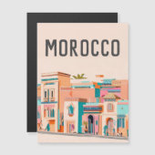 Carte Magnétique Maroc Marakech (Devant / Derrière)