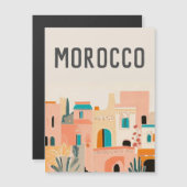 Carte Magnétique Maroc Marakech (Devant / Derrière)