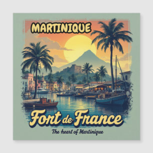 CARTE MAGNÉTIQUE MARTINIQUE