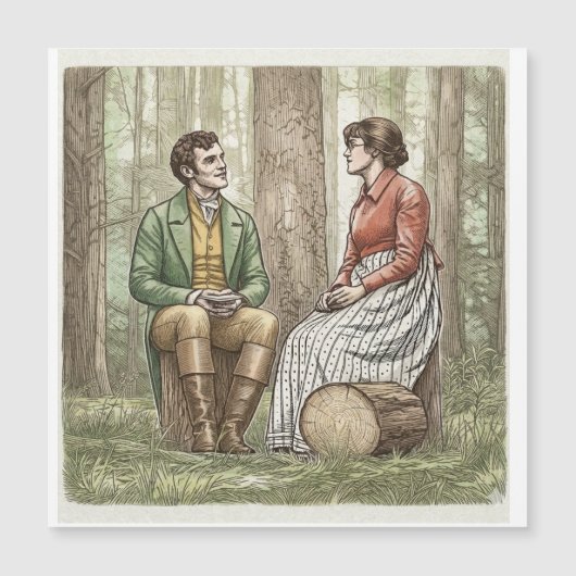 Carte Magnétique Mary et Tom dans "The Other Bennet Sister" (Devant)
