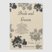 Carte Magnétique Masala Flora Mariage (Devant)