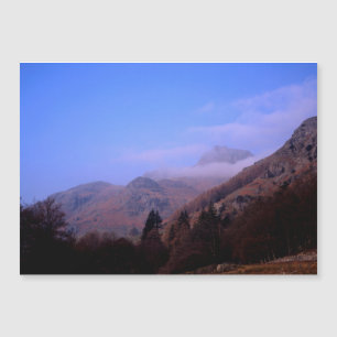 Carte Magnétique Matin agité Langdale Pikes Cumbria Angleterre