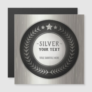 Carte Magnétique MÉDAILLE DIY IMPRESSION PERSONNALISÉE Champion Arg