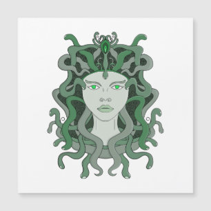 Carte Magnétique Medusa Gorgo Snake Gorgin Monster Mythologie grecq