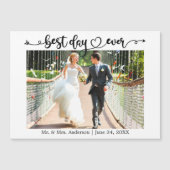 Carte Magnétique Meilleur Jour Jamais Calligraphie Carnet d'aimant (Devant)