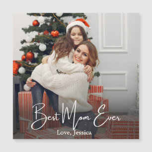 Carte Magnétique Meilleure maman jamais personnalisée Photo