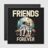 Carte Magnétique Meilleurs amis pour toujours (Devant / Derrière)