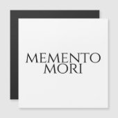 Carte Magnétique Memento Mori (Devant / Derrière)