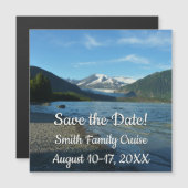 Carte Magnétique Mendenhall Lake in Juneau Alaska Enregistrer la da (Devant / Derrière)