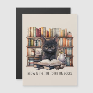 Carte Magnétique Meow Est Le Moment De Toucher Les Livres