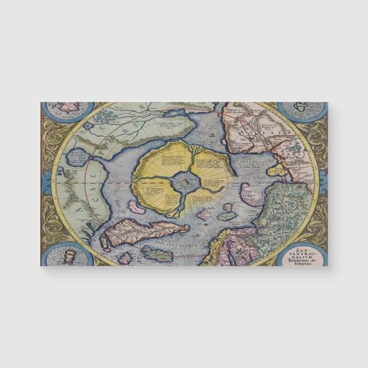 Carte magnétique Mercator Map (Devant)