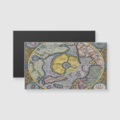 Carte magnétique Mercator Map (Devant / Derrière)