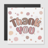 Carte Magnétique Merci (Devant / Derrière)