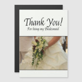 Carte Magnétique Merci d'être ma servante (Devant / Derrière)