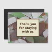 Carte Magnétique Merci House Location Guest Beach House (Devant / Derrière)