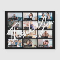 Merci pour les 12 photos personnalisées d'annivers