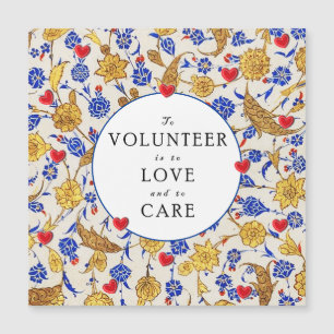 Carte Magnétique Merci volontaire