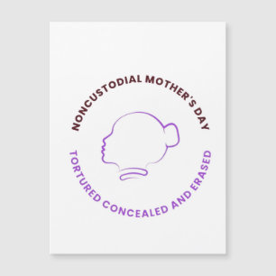Carte Magnétique Mères non gardiennes Logo Magnétique