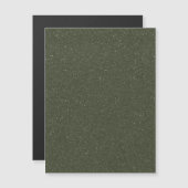 Carte Magnétique Mince Texture Vert Mousse – Perso (Devant / Derrière)