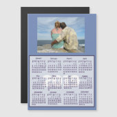Carte Magnétique Mini calendriers d'aimants photo personnalisés 201 (Devant / Derrière)