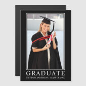 Carte magnétique minimaliste moderne (Devant / Derrière)