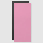 Carte Magnétique Minimaliste Rose | Luxe Douce (Devant / Derrière)