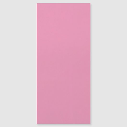 Carte Magnétique Minimaliste Rose | Luxe Douce (Devant)