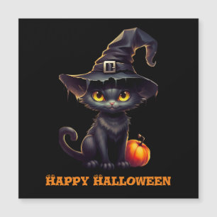 Carte Magnétique Minuit Halloween Le Chat Noir Cuisiné