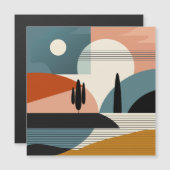 Carte Magnétique Mirage du désert (Devant / Derrière)