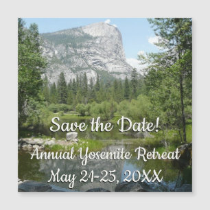 Carte Magnétique Mirror Lake View à Yosemite National Park