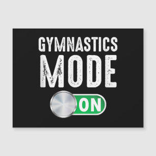 Carte Magnétique Mode Gymnastique sur l'athlète Cool Gymnaste