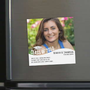 Carte Magnétique Moderne Gradualiste Minimaliste Simple Photo Magne