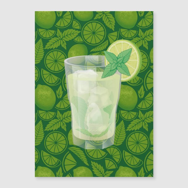 Carte Magnétique Mojito (Devant)