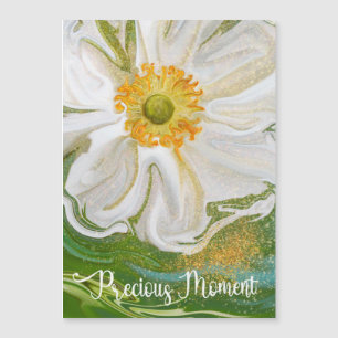 Carte Magnétique Moment précieux - Puissance de fleur de l'anémone