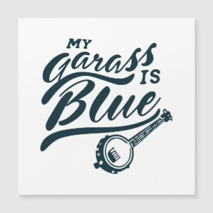 Carte Magnétique Mon banjo est bleu