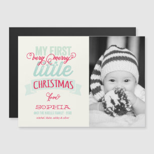 Carte Magnétique Mon bébé est très joli petit Noël mignonne Photo