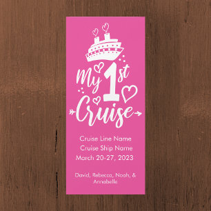 Carte Magnétique Mon premier marqueur de porte de cabine de croisiè