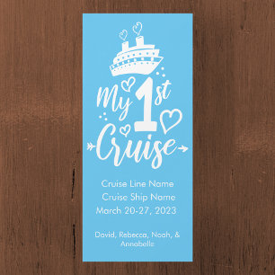 Carte Magnétique Mon premier marqueur de porte de cabine de croisiè