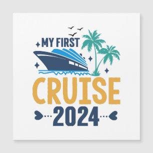 Carte Magnétique Mon premier voyage en mer 2024