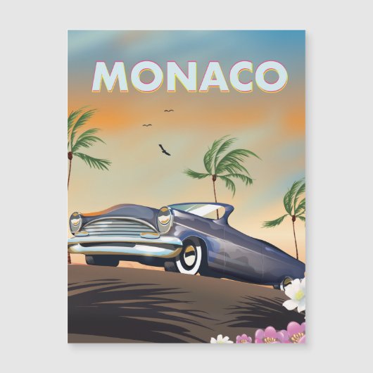 Carte Magnétique Monaco (Devant)