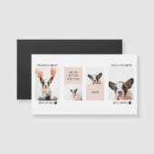 Carte Magnétique Monde Meilleur chien maman | Photo Collage | Paste (Devant / Derrière)