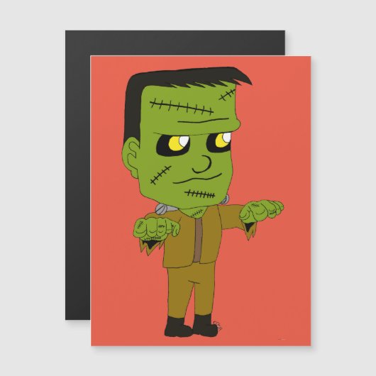 Carte Magnétique monstre chibi (Devant / Derrière)