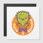 Carte Magnétique Monstre de Frankenstein (Devant / Derrière)