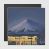 Carte Magnétique Mont Fuji (Devant / Derrière)