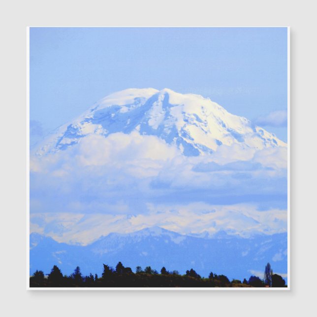 Carte Magnétique Mont Ranier (Devant)
