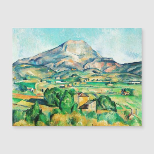 Carte Magnétique Mont Sainte-Victoire par Paul Cezanne (Devant)
