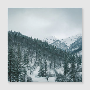 Carte Magnétique Montagnes neigeuses en Géorgie