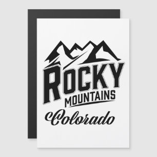Carte Magnétique Montagnes Rocheuses Colorado