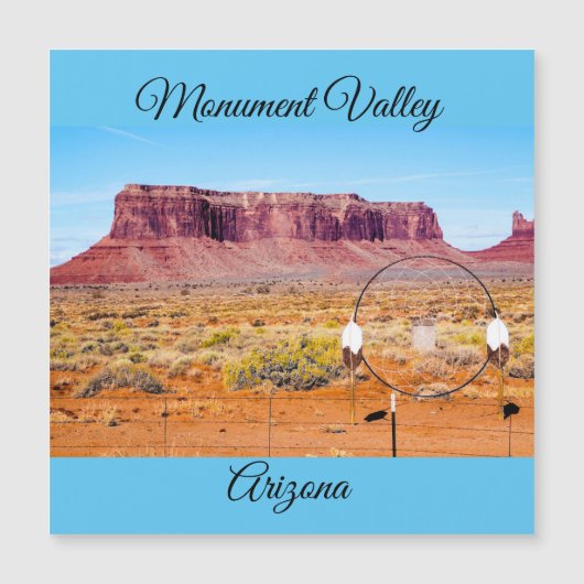 Carte Magnétique Monument Valley Arizona Magnetic Card (Devant)